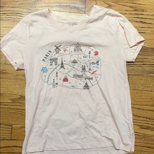pink paris shirt, never worn!!